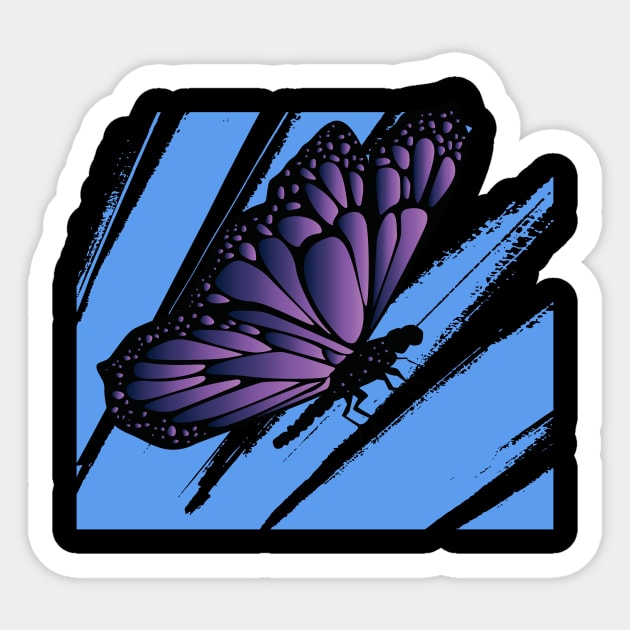 Beautiful butterfly Sticker by KK-Royal